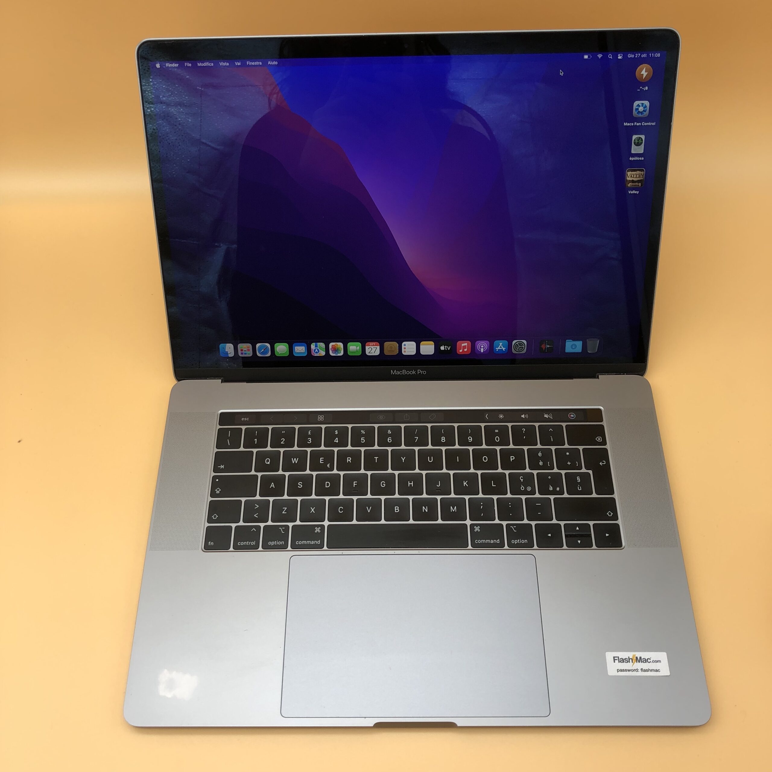 Apple MacBook Pro 15,4" Retina TouchBar Ricondizionato (2018, i7 6-core, 32GB, Space Grey) - Ottimo - immagine 3