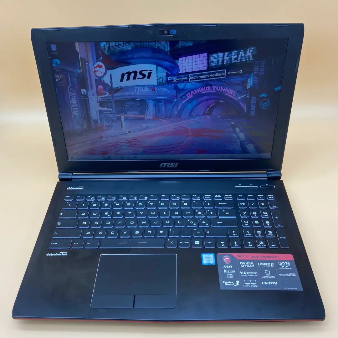 Notebook Gaming MSI GE62 6QC Ricondizionato (15.6", i7 quad-core, GTX 960M 2GB) Windows 10 - OTTIMO - immagine 3
