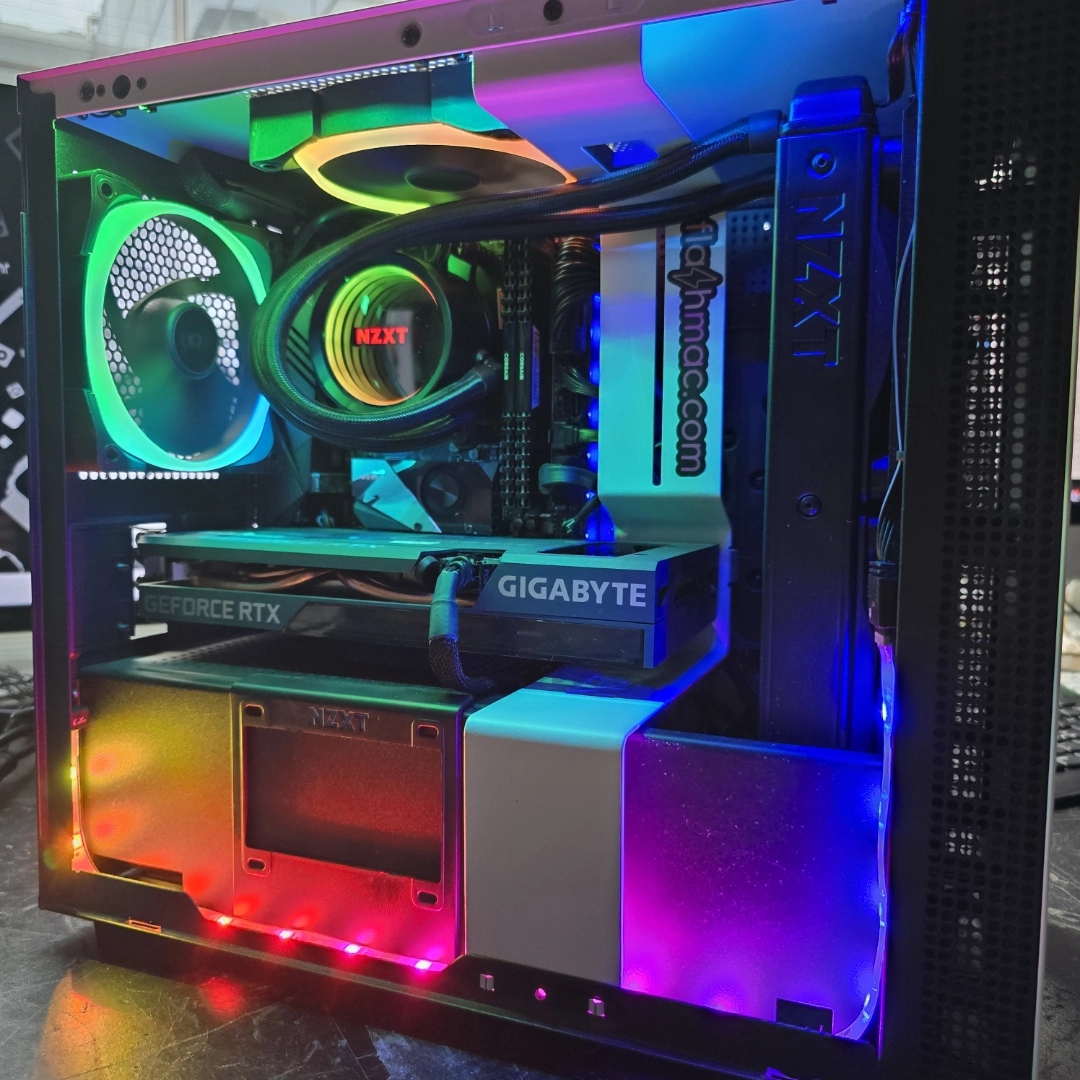 Mini PC Gaming Ricondizionato NZXT (Ryzen7 8-core, 32GB, RTX 3060 Ti 8GB, 1,5TB) - Windows 11 - Ottimo - immagine 6