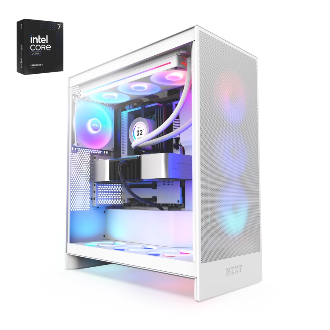 pc gaming intel core ultra 7 2024 rtx 4080 nzxt white bianco Black Friday