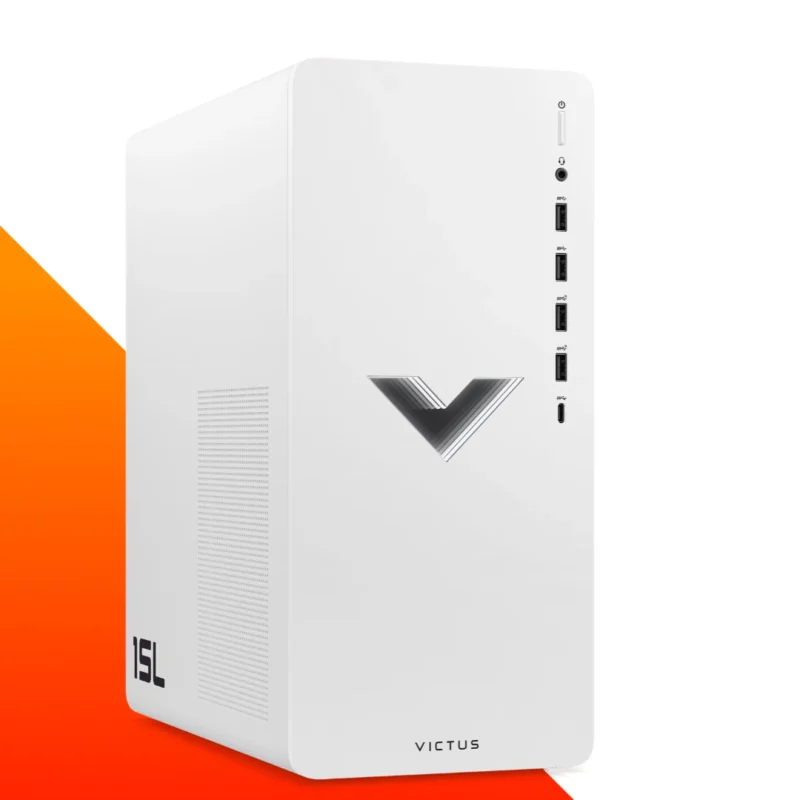 hp Victus 15L Gaming Ricondizionato (Intel i5-12400F 16GB RAM, RTX 3060 Ti 8GB, 1TB, WiFi, Bianco) - Windows 11 - Eccellente