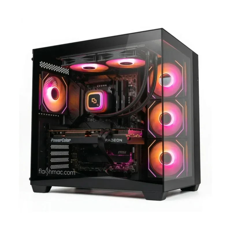 RED THUNDER - Pc Gaming (Ryzen 5 7500F 6-core, 16 / 32 GB DDR5, RX 9060 XT 16GB, 1TB) - NUOVO