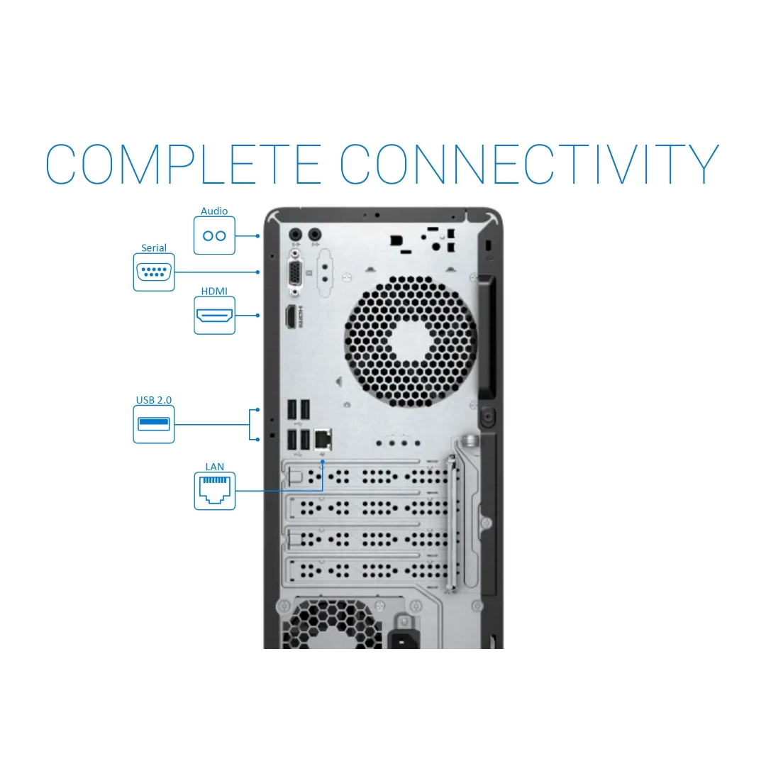 hp Desktop M01-F1xxx Ricondizionato (AMD Ryzen 3, 8GB RAM, 512GB, WiFi) - Windows 11 - Eccellente - immagine 2