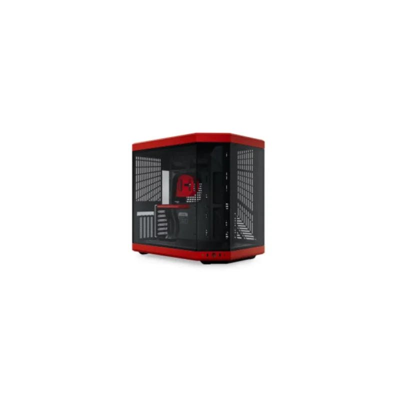 HYTE CASE MID TOWER DC Y70 BLK/RD 4xSLOTS GPU 3*TG CS-HYTE-Y70-BR