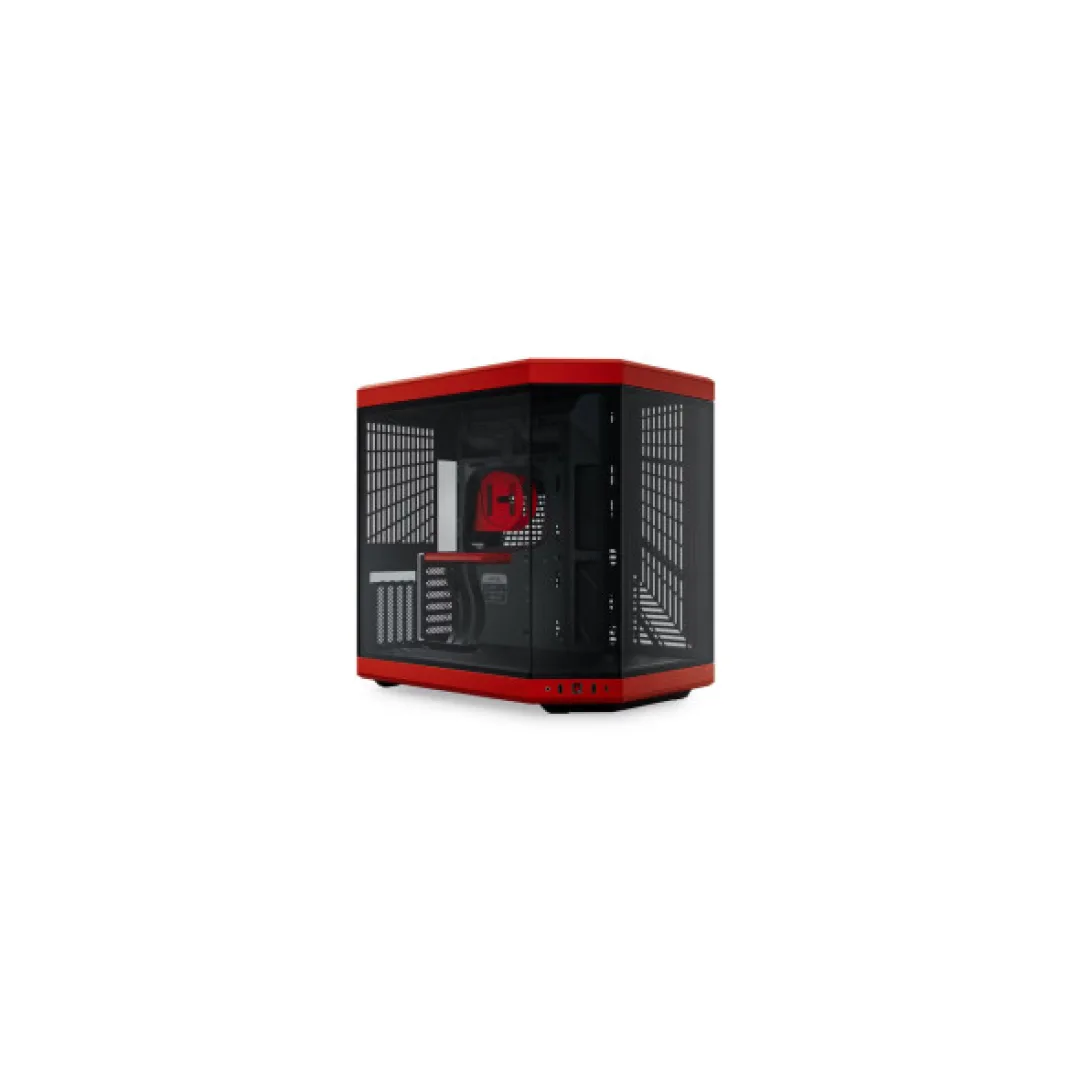 HYTE CASE MID TOWER DC Y70 BLK/RD 4xSLOTS GPU 3*TG CS-HYTE-Y70-BR