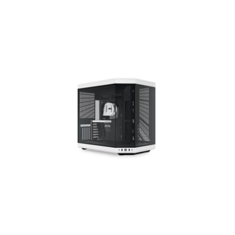 HYTE CASE MID TOWER DC Y70 BLK/WHT 4xSLOTS GPU 3*TG CS-HYTE-Y70-BW