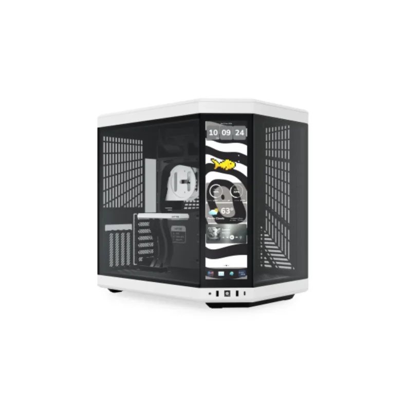 HYTE CASE MID TOWER Y70 TOUCH INFINITE PANDA CS-HYTE-Y70TTI-WB