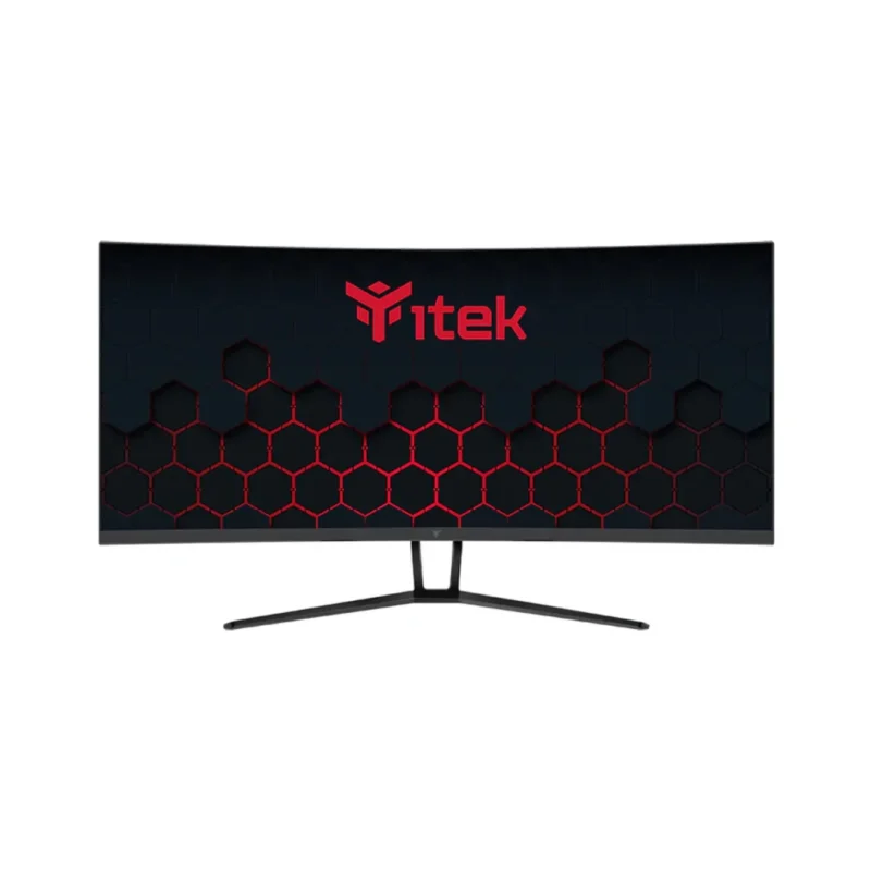 iTek Monitor Gaming - 34" CURVED R1500- WQHD 3440x1440 UltraWide, 180Hz, 21:9, HDR400- Adapt Sync