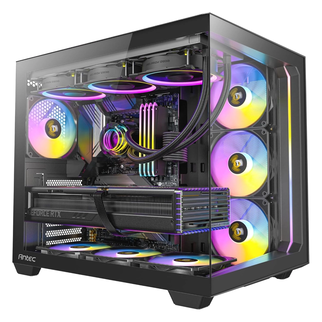 PC Gaming Assemblato Ricondizionato (Ryzen 7 7800X3D, 32 GB DDR5, RTX 4070 Super 12GB, 1TB, WiFi) - Windows 11 - Ottimo