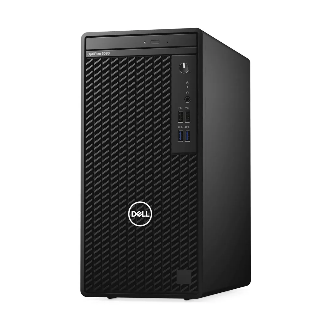DELL OptiPlex 3080 Tower Desktop Ricondizionato (i5, 6 core, 16GB, 256GB SSD, WI-Fi) - Windows 11 Pro - Eccellente
