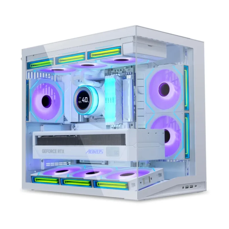 PC Gaming Ricondizionato (i7-12700K 12-core, 32 GB DDR5, RTX 5070 12GB, 2TB, Wi-Fi, Bianco) - Windows 11 - Eccellente