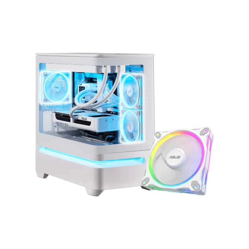 PC Gaming Ricondizionato (Core Ultra 5 250K Plus 18-core, 32 GB DDR5, RTX 4070 Ti 12GB, 2TB, Wi-Fi, Bianco) - Windows 11 - Eccellente