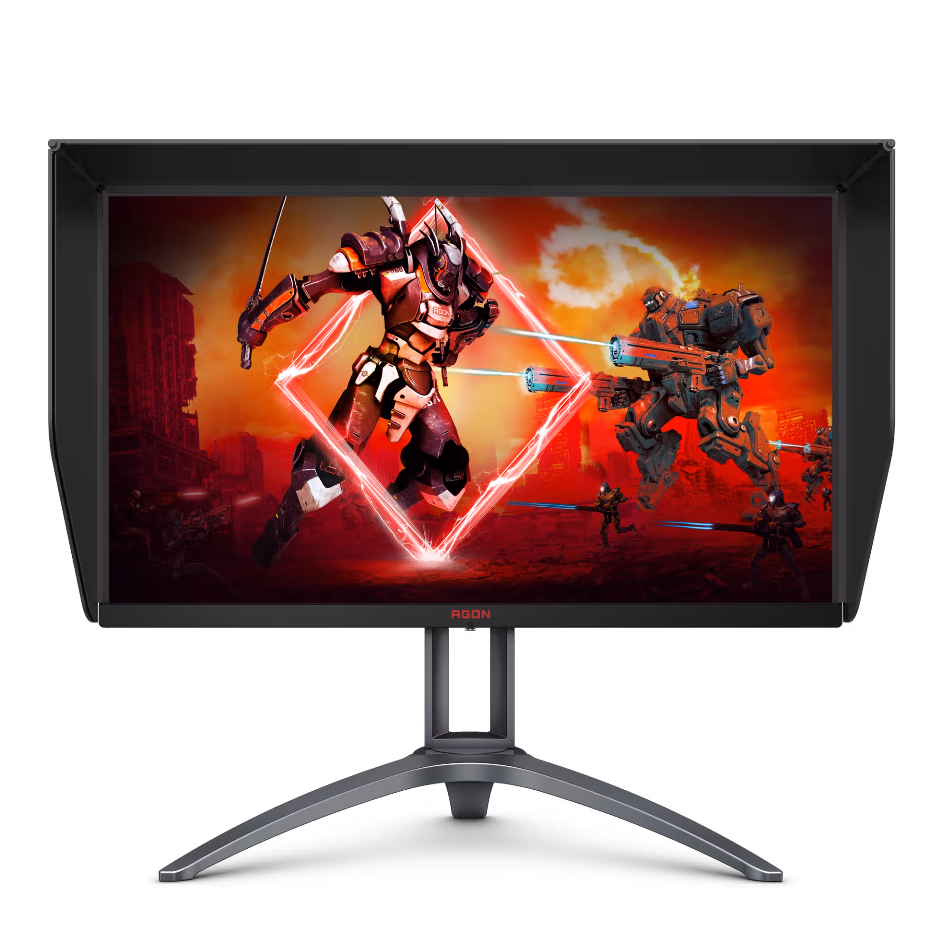 Monitor Gaming AOC AGON AG273QXP 27" (2560 x 1440 Pixel, IPS 170Hz, HDR400) Ricondizionato - Eccellente 3 Questo esemplare è completo del paraluce (hood) originale, l'accessorio della serie AGON PRO che si aggancia al monitor per schermare i riflessi di lampade e finestre: è la prima cosa che sparisce nei ricondizionati, e qui c'è ancora — insieme alla scatola e a tutti i cavi. Monitor Gaming AOC AGON AG273QXP 27" (2560 x 1440 Pixel, IPS 170Hz, HDR400) Ricondizionato - Eccellente - immagine 3