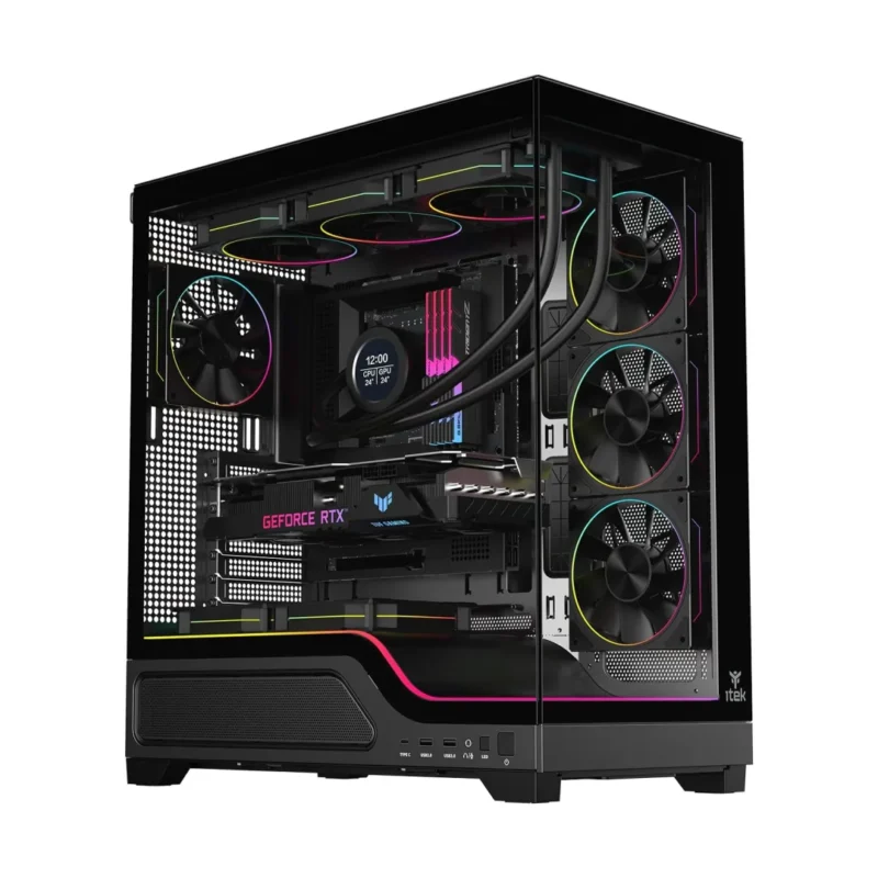 PC Gaming Ricondizionato (i7-12700 12-core, 32GB, RX 9060 XT 16GB, 2TB, Wi-Fi) - Windows 11 - Eccellente