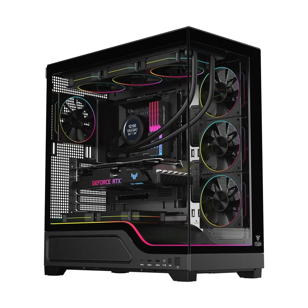 PC Gaming Ricondizionato (i7-12700 12-core, 32GB, RX 9060 XT 16GB, 2TB, Wi-Fi) - Windows 11 - Eccellente