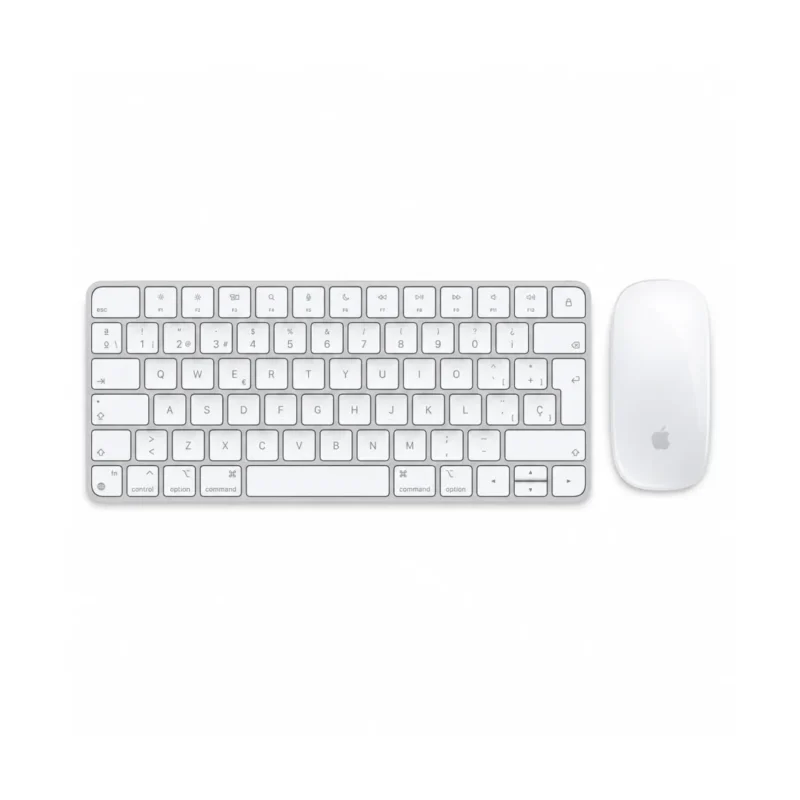 Apple Magic Mouse + Magic Keyboard Wireless - Argento (Ricondizionato) - Eccellente