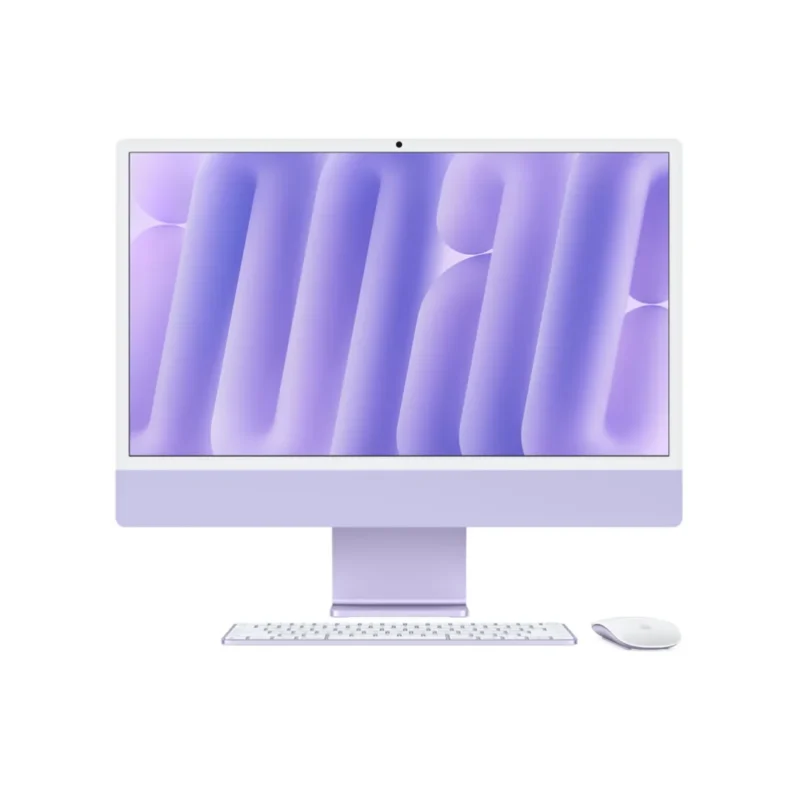 Apple iMac 24" pollici Ricondizionato (M3 8-Core, 4 porte USB-C, 2023, Viola) - Eccellente