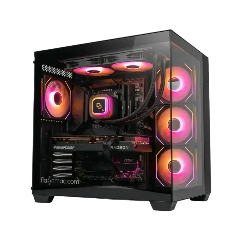 RED THUNDER - Pc Gaming (Ryzen 5 7500F 6-core, 16 / 32 GB DDR5, RX 9060 XT 16GB, 1TB) - NUOVO