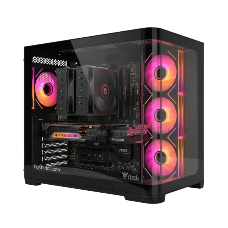 RED THUNDER ULTRA - PC Gaming (Core Ultra 250K Plus 18-core, 16 / 32 GB DDR5, RX 9070 XT 16GB, 1TB, Wi-Fi) - NUOVO