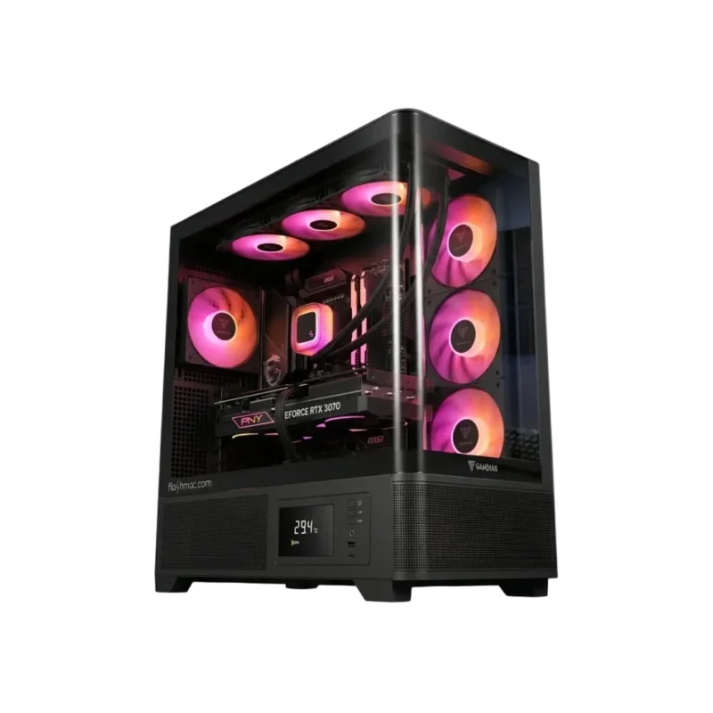 DARK WARRIOR - PC Gaming (Ryzen 7 7700X 8 core, 16 / 32 GB DDR5, RTX 5070 12GB, 1TB, Wi-Fi) - NUOVO