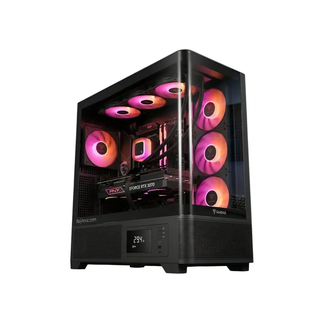 DARK WARRIOR - PC Gaming (Ryzen 7 7700X 8 core, 16 / 32 GB DDR5, RTX 5070 12GB, 1TB, Wi-Fi) - NUOVO