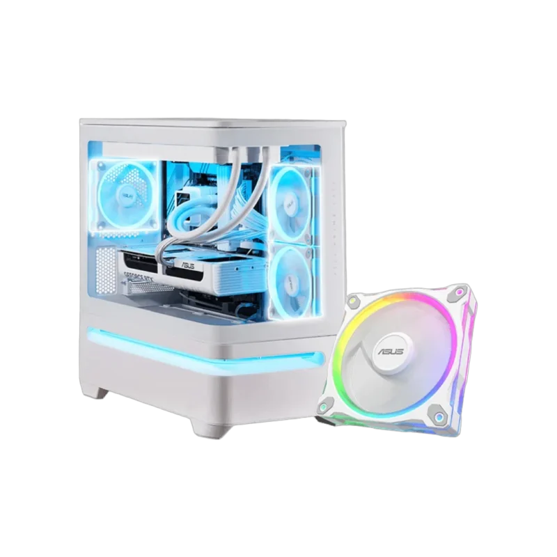 PC Gaming Ricondizionato (Core Ultra 5 250K Plus 18-core, 32 GB DDR5, RTX 4070 Ti 12GB, 2TB, Wi-Fi, Bianco) - Windows 11 - Eccellente